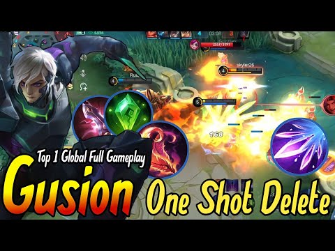 How To Play Gusion In Mythical Glory - Build Top 1 Global Gusion 2022 ~ MLBB