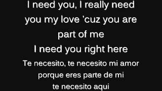 Shakira - Te necesito english lyrics
