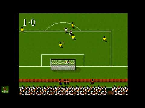 SWOS 96/97 (PC DOS) - Two header goals