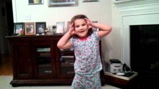 Kyndall sings "Climb, climb up sunshine mountain"