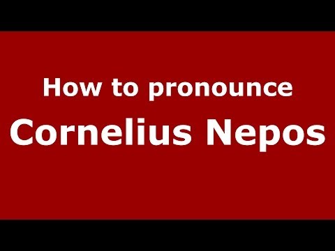 How to pronounce Cornelius Nepos (Italian/Italy) - PronounceNames.com