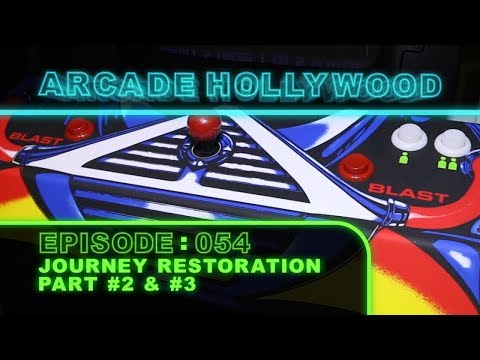 Journey Arcade Video Game Restore Pt 2 & 3