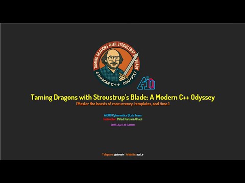 Part 28 Taming Dragons with Stroustrup’s Blade - C++ Memory Management: Allocation and Deallocation