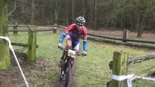 preview picture of video 'Kivada mountainbike westrijd Berlicum 23 03 2013'