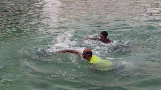 preview picture of video 'Holiday Swimming evening with my best friends  ... Faiyaz & Fakid(4)'