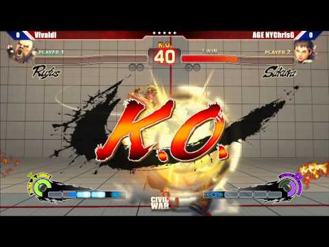 SSF4 AE2012 Vivaldi vs AGE NYChrisG - Civil War 5 Tournament