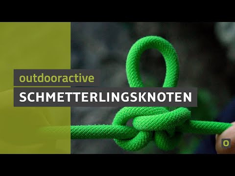 Schmetterlingsknoten - Anleitung