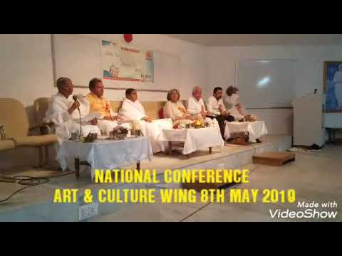 Rohit MJ as a guest speaker in Art n culture wing conf 