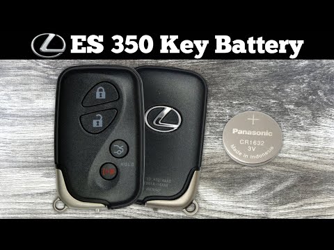 How To Replace Lexus ES 350 Remote Key Fob Battery 2007 - 2012 Change Replacement ES350 Batteries