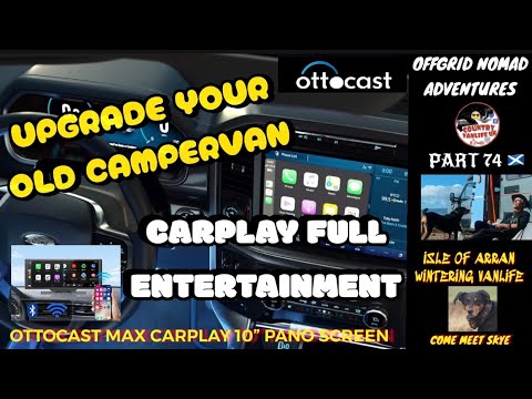 EPIC 10” PANO SCREEN Full Media Entertainment for RV Cars etc Ottocast Max Carplay