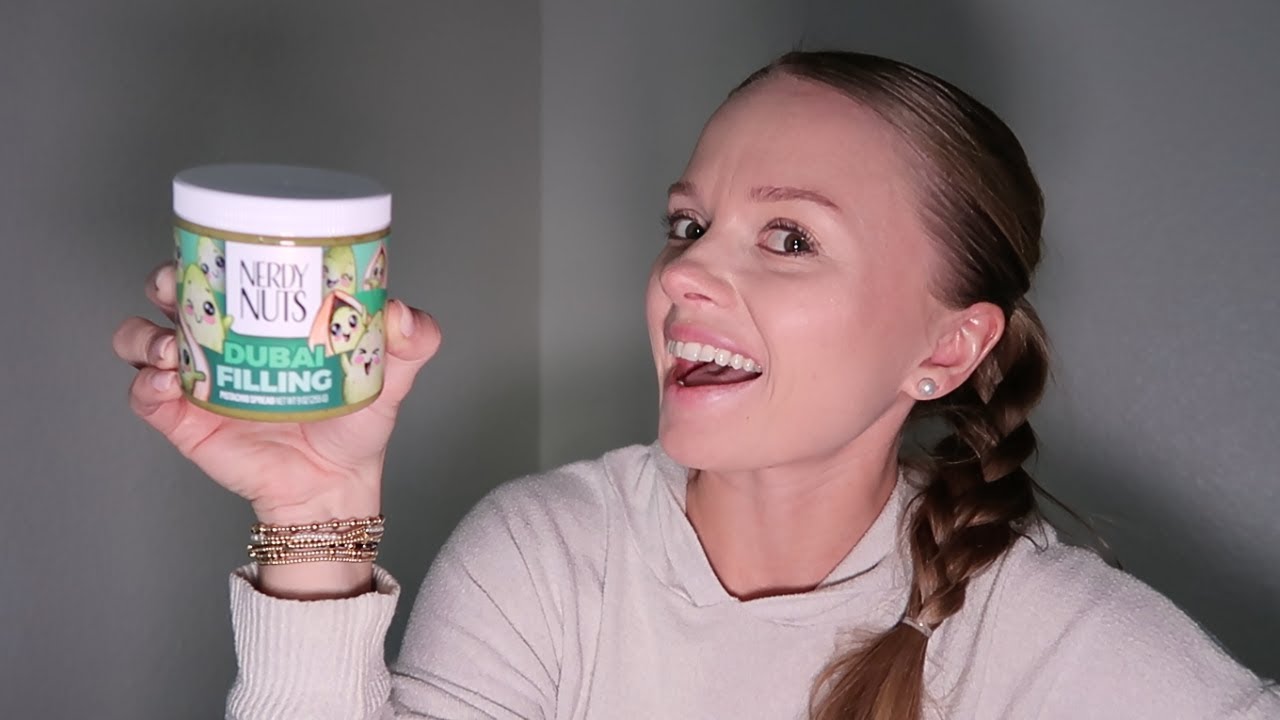 Nerdy Nuts Dubai Chocolate bar inspired Dubai Filling | review | taste test