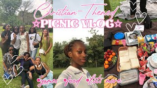 Picnic Vlog💗💕 (Christian-themed): friends, Bible study, games and much more.