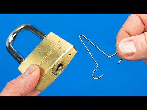 1 Easy Way Open a Lock NEW! Insane Way to Open Any Lock Without a Key!