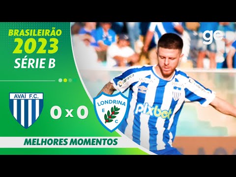 Gols e lances de Avaí x Londrina