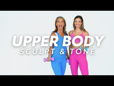 12 Minute Upper Body Sculpt with Katie & Denise Austin | Mother Daughter Workout