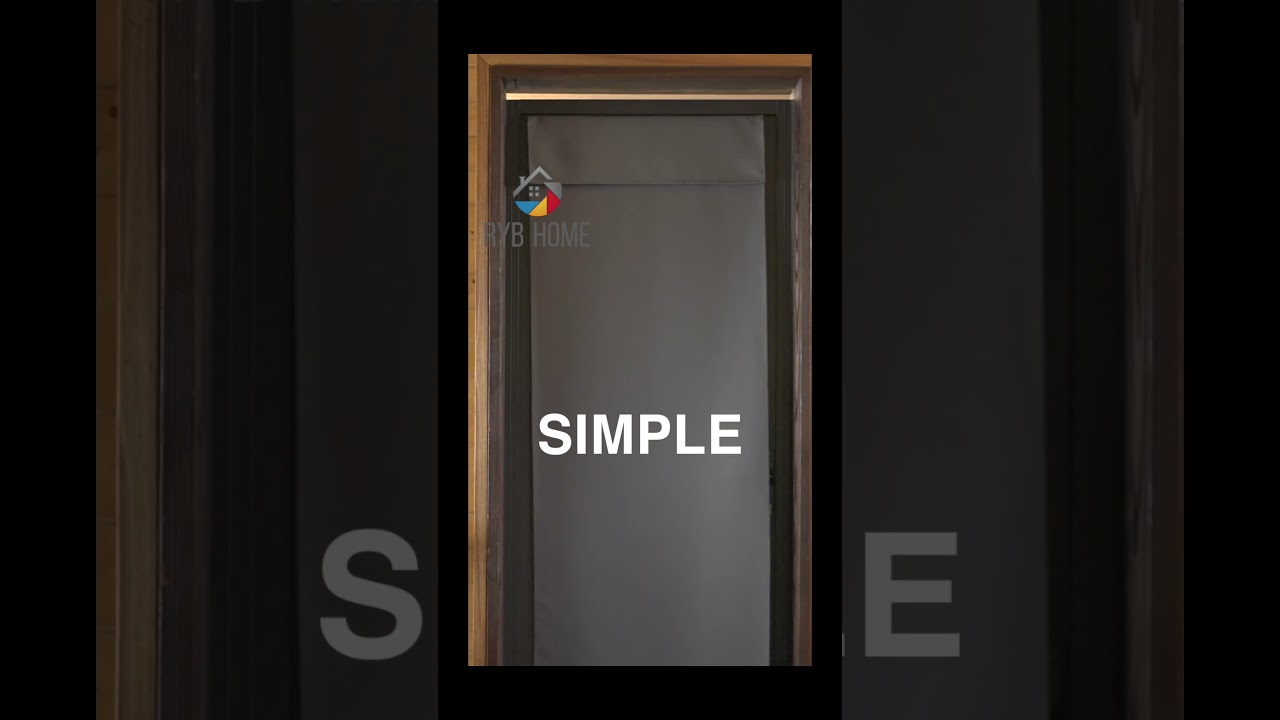 Transform Your Space with Adhesive Blackout Curtains! #curtain #custom #soundproof#homedecor