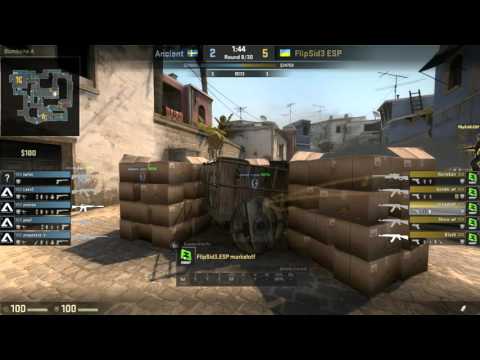 Flipsid3 vs Ancient de_mirage map3 DreamHack Malmö closed qual