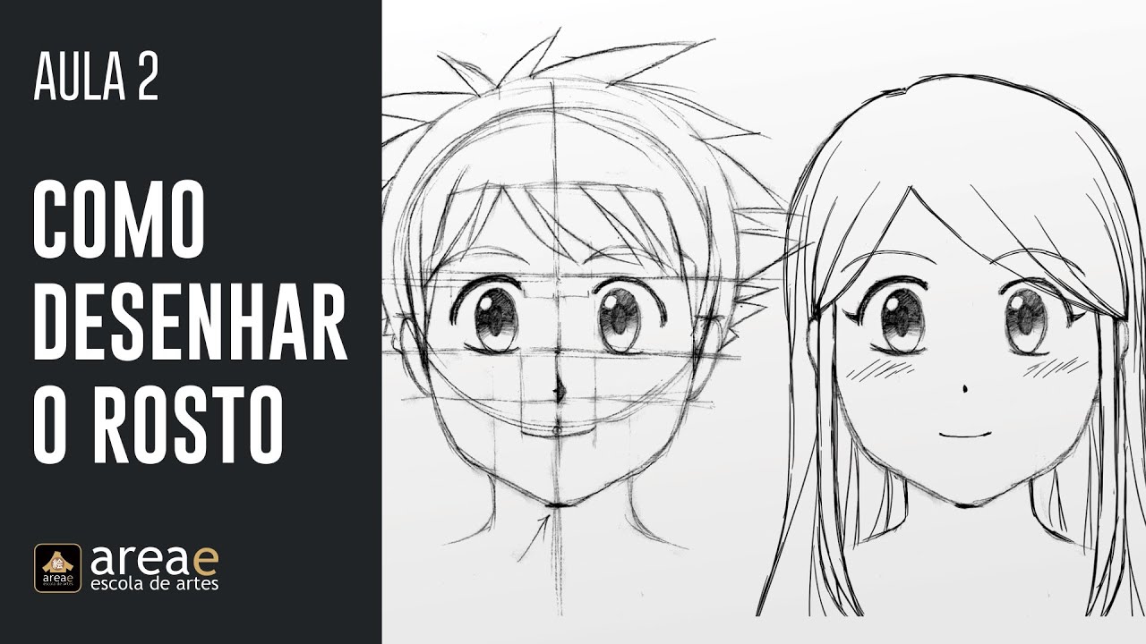 Como desenhar o rosto - Fundamentos da anatomia - Aula #2
