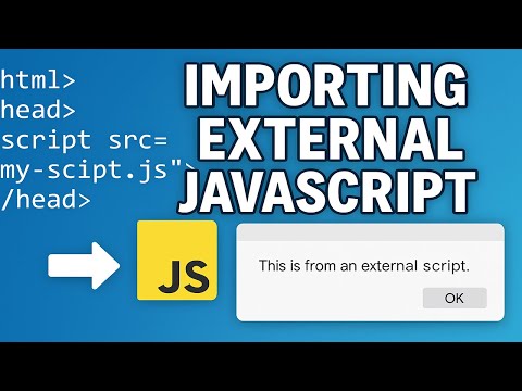 Javascript How To Import External Scripts Externalinternal Scripts