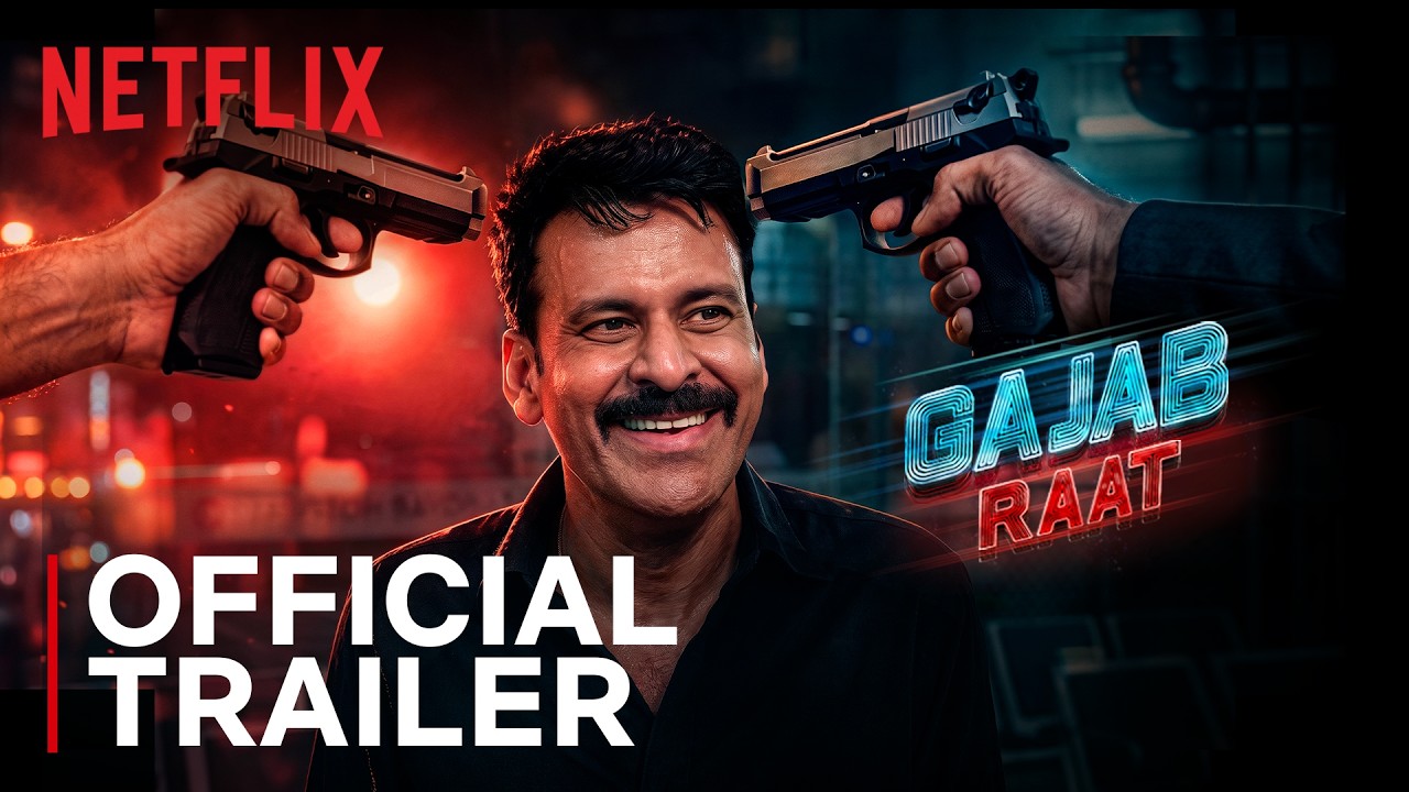 Gajab Raat | Official Trailer | Manoj Bajpayee | Divya Dutta | Nushrratt B. | Netflix India