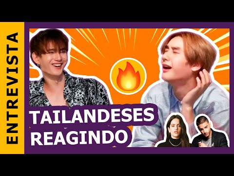 ATORES TAILANDESES DE BL REAGEM À MÚSICA LATINA feat. OXQ (CNCO, Rosalía, J Balvin)
