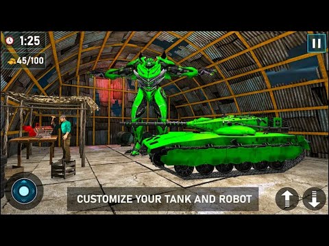 Transform Robot Vs Tank Battle 3D - War Machines Robot Attack - Android Gameplay