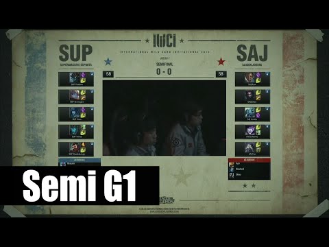 SuperMassive vs Saigon Jokers | Game 1 Semi Finals IWCI 2016 | SUP vs SAJ G1