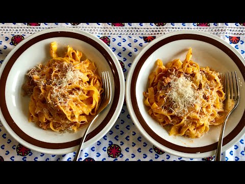Pasta Grannies share Alba's recipe for tagliatelle al ragu