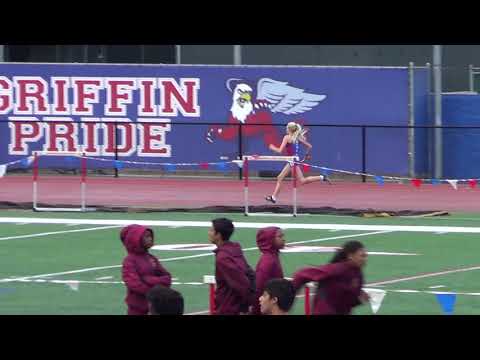 VarG 1600m SMR at Griffin Relays 3-2-18 - Los Alamitos Girls