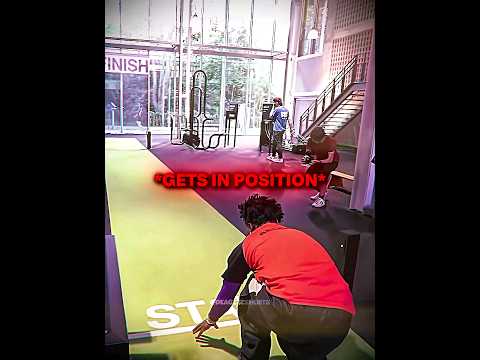 Bro thinks he's faster than cheetah 😭😭 #ishowspeed #race #edit