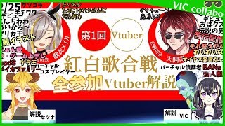【#V紅白歌合戦】V紅白歌合戦　裏Vtuber解説！【歌も解説！】