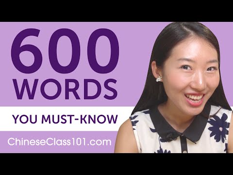 600 Words Every Chinese Beginner Must Know