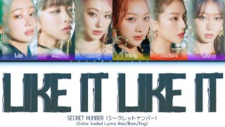 Download lagu SECRET NUMBER 'LIKE IT LIKE IT' Lyrics (シークレットナンバー 'LIKE IT LIKE IT' 日本語 歌詞)(Color Coded Lyrics) mp3 Download lagu SECRET NUMBER 'LIKE IT LIKE IT' Lyrics (シークレットナンバー 'LIKE IT LIKE IT' 日本語 歌詞)(Color Coded Lyrics) mp3