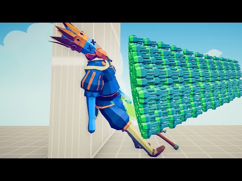 POTIONSELLER PINNING EVERY UNIT TO THE WALL  - TABS Totally Accurate Battle Simulator
