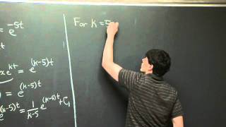 First-order Constant Coefficient Linear ODE's | MIT 18.03SC Differential Equations, Fall 2011