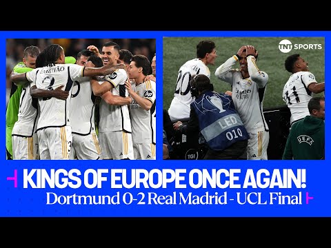 POST-MATCH CELEBRATIONS: Real Madrid beat Dortmund at Wembley to win Champions League AGAIN! 🏆