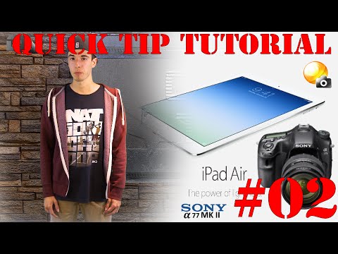 QuickTip #02 iPad als wireless Monitor SONY a77ii