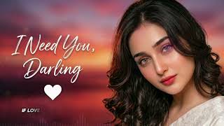 I Need You, Darling ❤️ | Emotional Love Song With Lyrics | Romantic Soft Rock Ballad (Female Vocal)