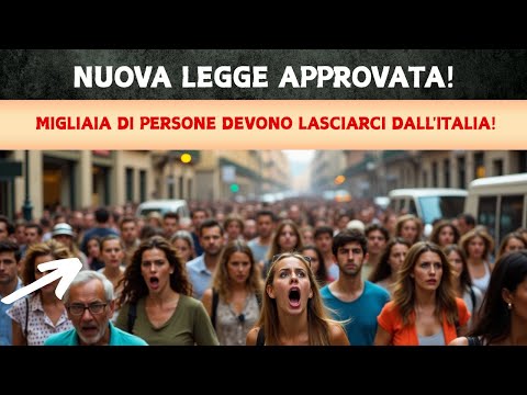 Le nuove leggi sull'immigrazione potrebbero costringere migliaia di persone a lasciare l'Italia
