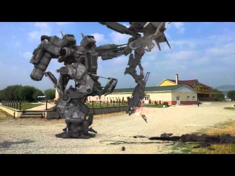 Robots fight in Galbeni.