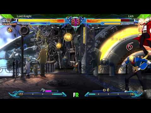 Final Round 17 BlazBlue Chrono Phantasma Top 8 Lord Knight vs Lich