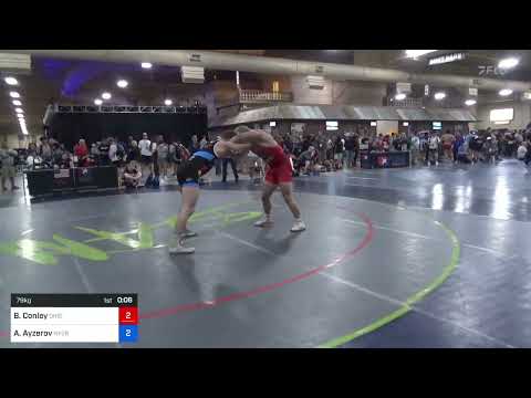 79 Kg Rnd Of 64 - Brody Conley, Ohio Vs Aaron Ayzerov, New York City RTC Ba19