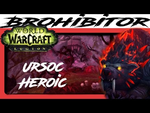 World of Warcraft ★The Emerald Nightmare Heroic★ Ursoc Kill