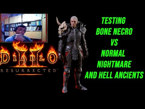 How Good Is Necromancer Vs Ancients In Diablo 2 Resurrected On Normal Nightmare And Hell Mode?