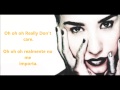 Demi Lovato ft Cher Lloyd - Really Don't Care ...