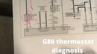 Genesis G80 thermostat diagnose and replacment
