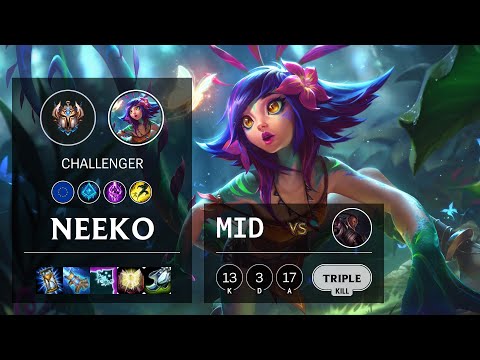 Neeko Mid vs Lucian - EUW Challenger Patch 10.18