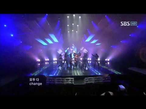 Hyun A - Change (현아 - 체인지) @ SBS Inkigayo 인기가요 100124