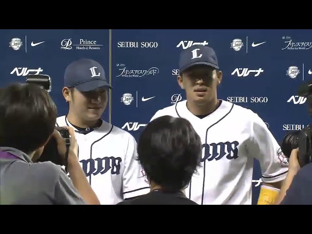 ライオンズ・浅村選手・髙橋朋投手ヒーローインタビュー 2015/5/19 L-M