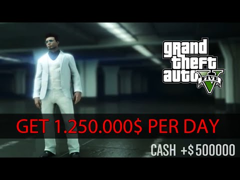 GTA 5 ONLINE - How to Get $1,250,000 Per Day #GrandTheftAuto5